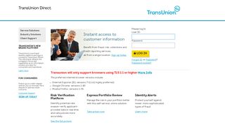 
                            7. TransUnion Direct – Achieve More with the customer ...