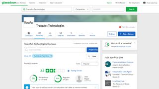 
                            9. TranzAct Technologies Reviews | Glassdoor