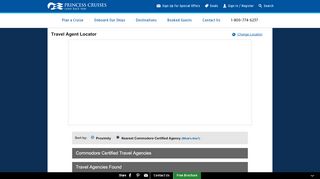 
                            3. Travel Agent Locator - Princess Cruises