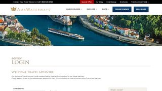 
                            2. Travel Agent Login Page | AmaWaterways™