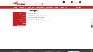 
                            6. Travel Agents - Air India