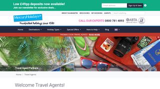 
                            8. Travel Agents - Home | Mercury Holidays