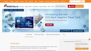 
                            1. Travel Card | International Travel Card | Travel Cards India - ICICI Bank