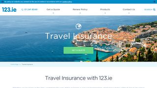 
                            1. Travel Insurance from 123.ie | Cheap Travel Insurance Quotes