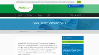 
                            1. Travel Money Card - Prepaid Travel Card | Asda Money