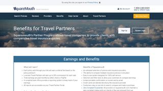 
                            3. Travel Partner Earnings and Benefits - Squaremouth