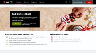 
                            4. Traveller Card - Travel Money Card - NAB