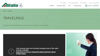 
                            6. TravelPass - Alitalia