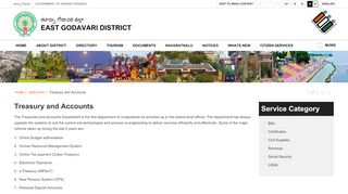 
                            6. Treasury and Accounts | Welcome to East Godavari District Web Portal ...