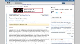 
                            7. Treatment of portal hypertension - NCBI