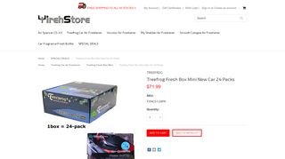 
                            4. Treefrog Fresh Box Mini New Car 24 Packs - YirehStore.com