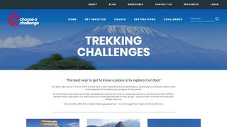 
                            4. Trekking Adventures & Challenges | Choose a Challenge