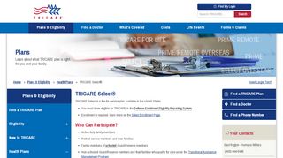 
                            4. TRICARE Select® | TRICARE