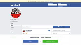 
                            4. Tricks & Games - Posts | Facebook