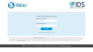 
                            1. TRIMSNet Login