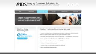 
                            3. TRIMSnet ROI SOFTWARE - IDS - Integrity Document ...