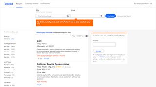 
                            9. Trinity Services Group Jobs, Employment | Indeed.com