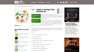 
                            5. triple j's Hottest 100 Volume 24 - ABC Music