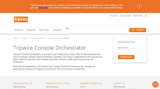 
                            2. Tripwire Console Orchestrator