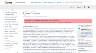 
                            6. Tripwire Enterprise - Configipedia - BMC Documentation