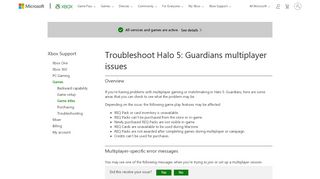 
                            4. Troubleshoot Multiplayer Halo 5: Guardians | Xbox One Games