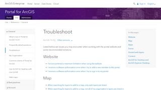 
                            5. Troubleshoot—Portal for ArcGIS | ArcGIS Enterprise