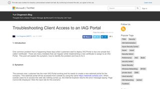 
                            9. Troubleshooting Client Access to an IAG Portal – Yuri Diogenes's Blog