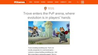 
                            9. Trove enters the PvP arena, where evolution is in players ...