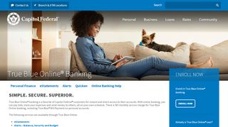 
                            11. True Blue Online® Banking - capfed.com