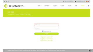 
                            8. TrueNorth - user login