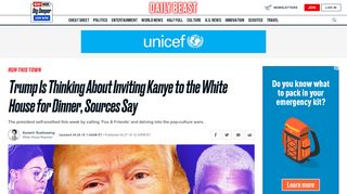 
                            7. Trump Is Thinking About Inviting Kanye to the White House for Dinner ...
