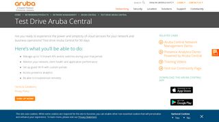 
                            4. Try Aruba Central | Aruba - Aruba Networks