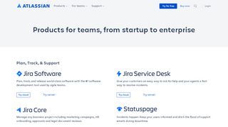 
                            2. Try Atlassian Products | Atlassian