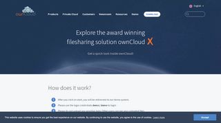 
                            7. Try ownCloud – Your personal ownCloud Demo