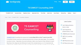 
                            9. TS EAMCET Counselling 2019 - tardigrade.app