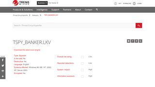 
                            5. TSPY_BANKER.LKV - Threat Encyclopedia - Trend Micro SG