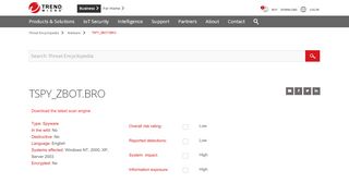 
                            8. TSPY_ZBOT.BRO - Threat Encyclopedia - Trend Micro US