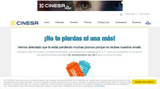 
                            4. Tu cuenta Cinesacard ahora se llama cuenta Cinesa