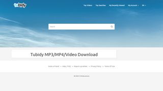 
                            11. Tubidy MP3 and Mobile Video Search Engine