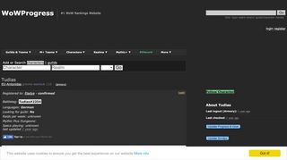 
                            1. Tudias :: WoWProgress - World of Warcraft Rankings