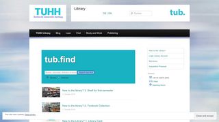 
                            7. TUHH Library: Home - Library