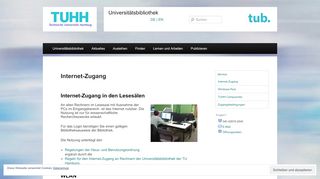 
                            7. TUHH Universitätsbibliothek: Internet-Zugang ...