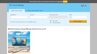 
                            1. TUI Travel Money - Travel Money Card