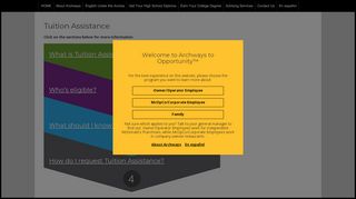 
                            9. Tuition Assistance - Archways to Opportunity