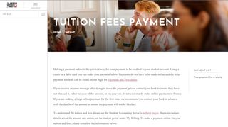 
                            8. Tuition Fees Payment - My AUP - The American University of Paris