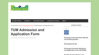 
                            6. TUM Admission and Application Form (Technical University ...