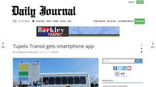 
                            8. Tupelo Transit gets smartphone app | Local News | djournal.com