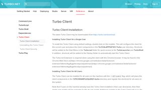 
                            1. Turbo Client