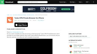 
                            6. Turbo VPN Private Browser for iOS - Free download and ...