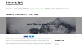 
                            6. Turistička agencija- portal - Infotehna Split, software development ...